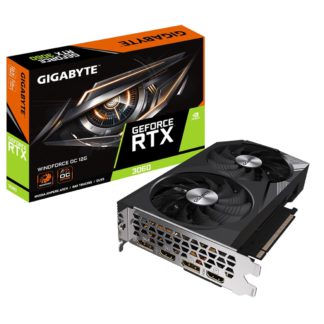 GIGABYTE NVIDIA GeForce RTX 3060 WINDFORCE OC 12GB GDDR6 pci_e_x16 Graphics Card (GV-N3060WF2OC-12GD)