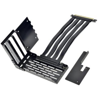 LIAN LI LANCOOL II-1X Premium PCI-E x16 3.0 Black Extender Riser Cable 200mm and Cover Bracket for LANCOOL II/LANCOOL 2/LANCOOL Two - LANII-1X